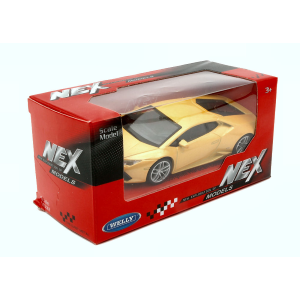 LAMBORGHINI HURACAN COUPE' 2014 YELLOW 1:43 Welly Auto Stradali Modellino