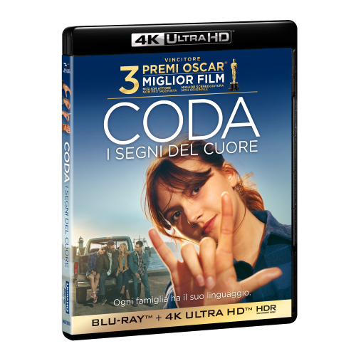Coda - I Segni Del Cuore (Limited Edition) (Blu-Ray 4K Uhd+Blu-Ray Hd+Booklet Lingua Dei Segni) [Blu-Ray Nuovo]