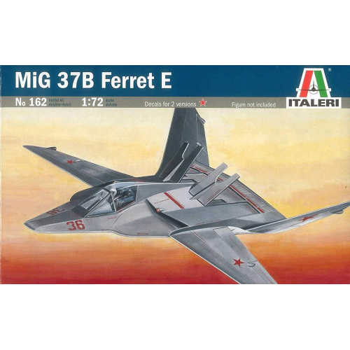 MIG 37 B FERRET E AEREO KIT 1:72 Italeri Kit Aerei Modellino