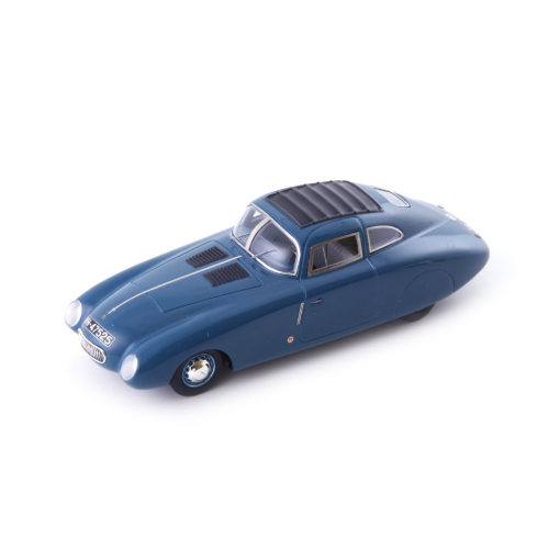 OPEL SUPER 6 STREAMLINER 1937 GREY/BLUE 1:43 Autocult Auto d'Epoca Modellino