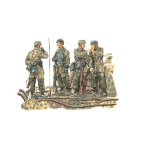 3rd FALLSCHIRMJAEGER DIVISION Ardenne 1944, Set 2 KIT 1:35 Dragon Kit Figure Militari Die Cast Modellino