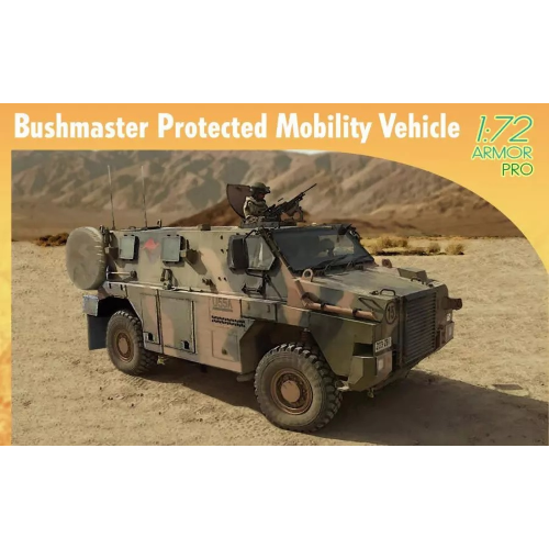 BUSHMASTER PROTECTED MOBILITY VEHICLE KIT 1:72 Dragon Kit Mezzi Militari Modellino