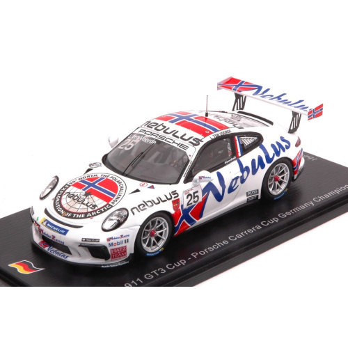 PORSCHE 911 GT3 N.25 CARRERA CUP GERMANY 2020 LARRY TEN VOORDE 1:43 Spark Model Auto Competizione Modellino
