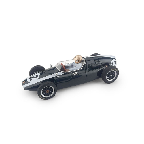 COOPER J.BRABHAM 1959 N.12 WINNER GB GP WORLD CHAMPION + PILOTA 1:43 Brumm Formula 1 Die Cast Modellino