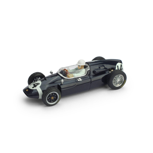 COOPER STIRLING MOSS 1959 N.14 WINNER ITALY GP + PILOTA 1:43 Brumm Formula 1 Modellino