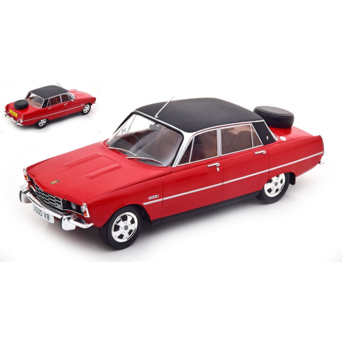 ROVER 3500 V8 (P6) RHD 1974  RED MATT/BLACK 1:18 ModelCarGroup Auto Stradali Modellino