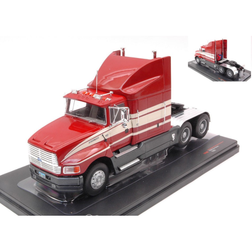 FORD AEROMAX 1990 DARK RED/BEIGE 1:43 Ixo Model Camion Modellino