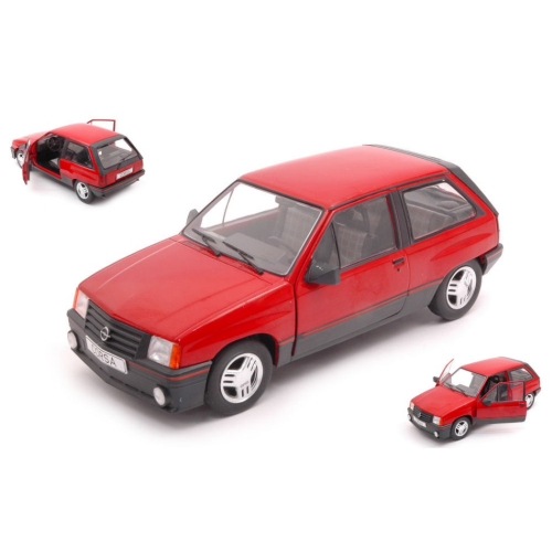 OPEL CORSA A SR 1985 RED 1:24 Whitebox Auto Stradali Modellino