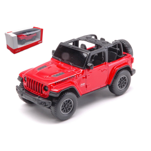 JEEP WRANGLER RUBICON OPEN 2012 RED 1:43 Rastar Auto Stradali Modellino