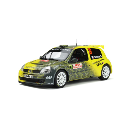 RENAULT CLIO 2 SUPER 1600 2004 N.BERNARDI 1:18 Ottomobile Auto Rally Modellino