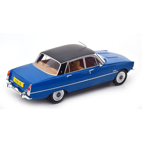 ROVER 3500 V8 (P6) RHD 1974  BLUE MATT/BLACK 1:18 ModelCarGroup Auto Stradali Die Cast Modellino