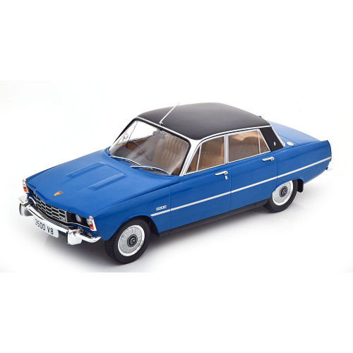 ROVER 3500 V8 (P6) RHD 1974  BLUE MATT/BLACK 1:18 ModelCarGroup Auto Stradali Die Cast Modellino