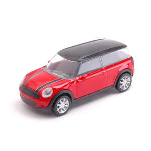MINI CLUBMAN 2007 RED 1:43 Rastar Auto Stradali Modellino