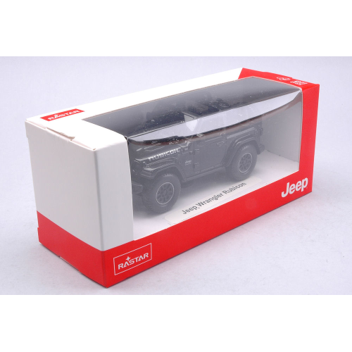 JEEP WRANGLER RUBICON OPEN 2012 BLACK 1:43 Rastar Auto Stradali Modellino