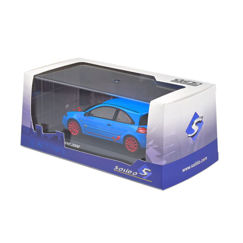 RENAULT MEGANE R26R 2009 BLUE 1:43 Solido Auto Stradali Modellino