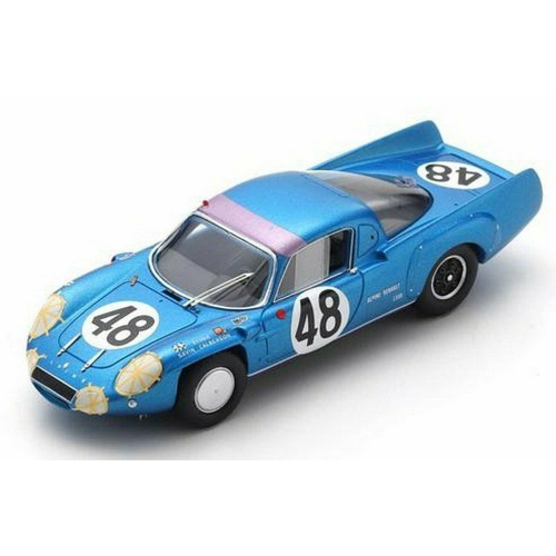 ALPINE A210 N.48 12th LE MANS 1967 R.DE LAGENESTE-J.CHEINISSE 1:43 Spark Model Auto Competizione Modellino