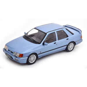 FORD SIERRA COSWORTH 1988 METALLIC LIGHT BLUE 1:18 ModelCarGroup Auto Stradali Modellino