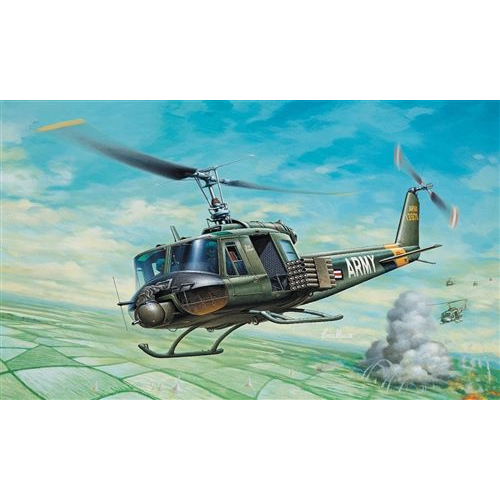 ELICOTTERO BELL UH-1B HUEY KIT 1:72 Italeri Kit Elicotteri Modellino