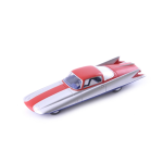 GHIA STREAMLINE X COUPE "GILDA USA" 1955 SILVER-RED 1:43 Avenue43 Concept Car Die Cast Modellino