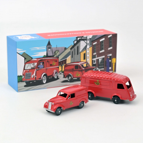 RENAULT 1000KGS VAN + DAUPHINOISE VAN BELGIAN POST PACK 1953 1:43 Norev Camion Modellino