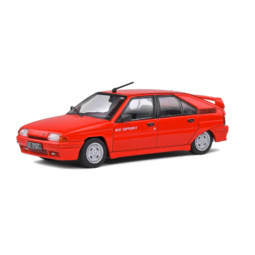 CITROEN BX SPORT 1985 RED 1:43 Solido Auto Stradali Modellino