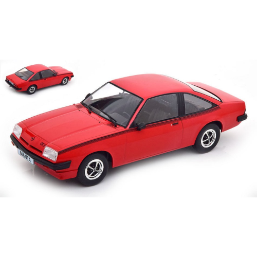 OPEL MANTA B GT/J 1980 RED 1:18 ModelCarGroup Auto Stradali Modellino