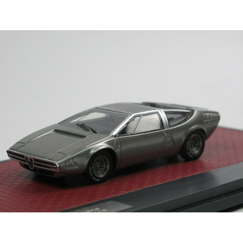 ALFA ROMEO IGUANA BY ITALDESIGN 1969 SILVER 1:43 Matrix Scale Models Auto Stradali Modellino