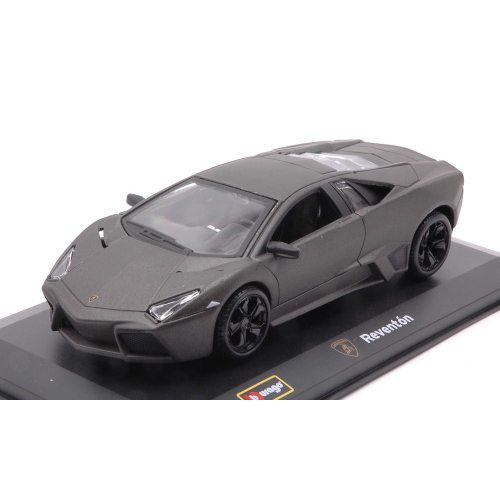 LAMBORGHINI REVENTON 2007 MATT BLACK 1:32 Burago Auto Stradali Modellino