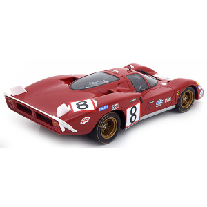 FERRARI 512 S LONG TAIL N.8 ACCIDENT LE MANS 1970 C.REGAZZONI-A.MERZARIO 1:18 CMR Auto Competizione Modellino