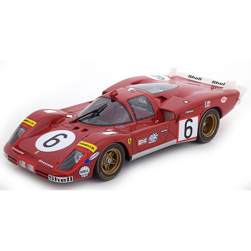 FERRARI 512 S LONG TAIL N.6 DNF LE MANS 1970 I.GIUNTI-N.VACCARELLA 1:18 CMR Classic Model Replicars Auto Competizione Modellino