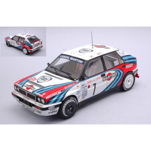 LANCIA DELTA INTEGRALE 16V N.7 WINNER MONTE CARLO 1989 AURIOL-OCCELLI 1:24 Ixo Model Auto Rally Modellino