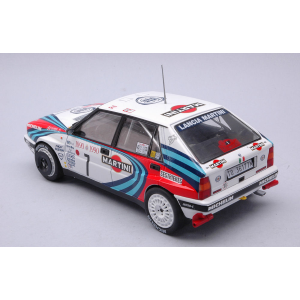 LANCIA DELTA INTEGRALE 16V N.7 WINNER MONTE CARLO 1989 AURIOL-OCCELLI 1:24 Ixo Model Auto Rally Modellino