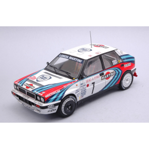 LANCIA DELTA INTEGRALE 16V N.7 WINNER MONTE CARLO 1989 AURIOL-OCCELLI 1:24 Ixo Model Auto Rally Modellino
