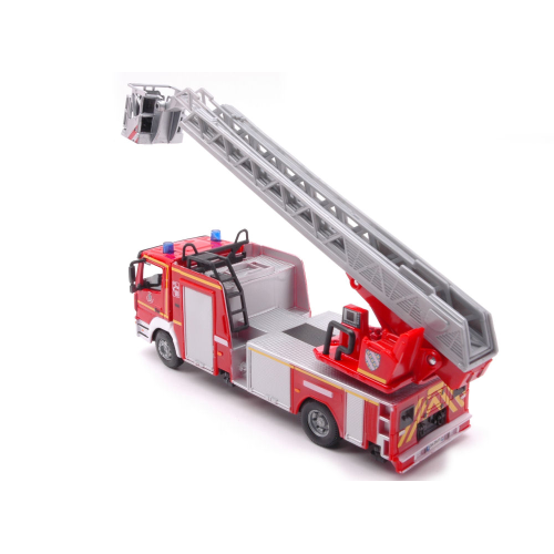 MERCEDES ATEGO MAGIRUS DLK 23/12 EMERGENCY FIRE TRUCK 1:50 Burago Pompieri Modellino