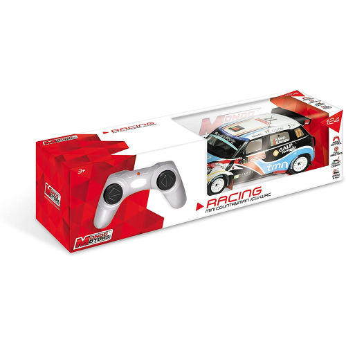 MINI COUNTRYMAN WRC RADIOCOMANDO 1:24 Mondo Motors Radiocomando Modellino