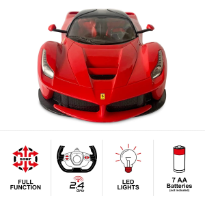 FERRARI LA FERRARI 2013 RED RADIOCOMANDO 1:14 Mondo Motors Radiocomando Modellino