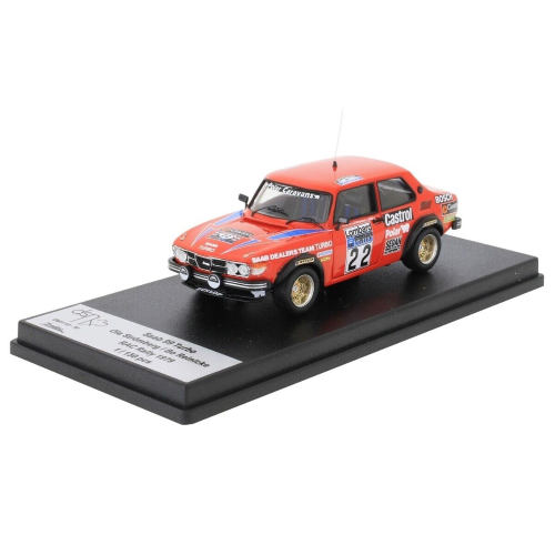 SAAB 99 TURBO N.22 RAC RALLY LOMBARD 1979 STROMBERG-REINICKE 1:43 Trofeu Auto Rally Modellino