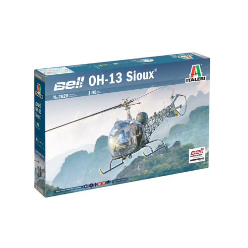 OH-13 SCOUT KOREAN WAR KIT 1:43 Italeri Kit Aerei Modellino