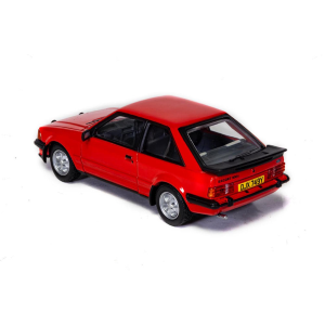 FORD ESCORT MK3 XR31 SUNBURST 1983 RED 1:43 Vanguards Auto Stradali Modellino