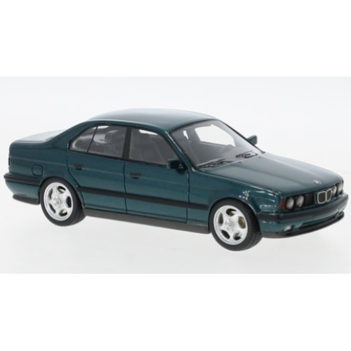BMW M5 (E34) 1995 METALLIC DARK GREEN 1:43 Neo Scale Models Auto Stradali Modellino
