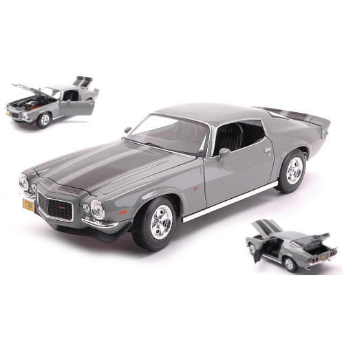 CHEVROLET CAMARO Z28 1971 GREY 1:18 Maisto Auto Stradali Modellino