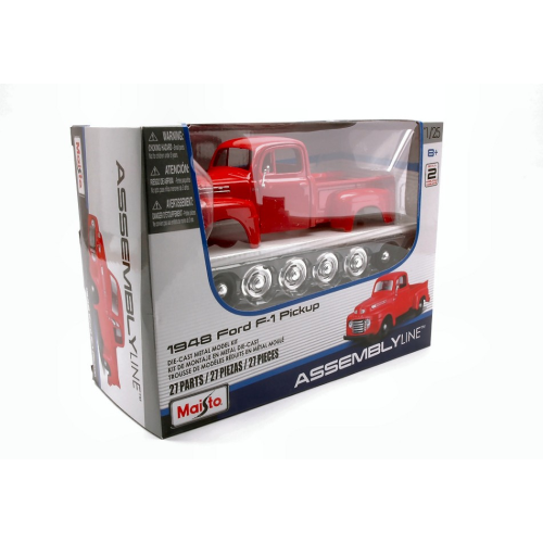 FORD PICK UP 1948 RED KIT 1:24 Maisto Kit Auto Modellino