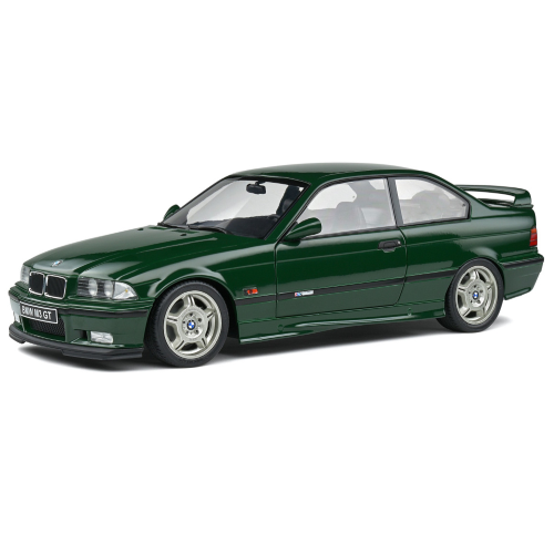 BMW E36 COUPE' M3 GT 1955 BRITISH RACING GREEN 1:18 Solido Auto Stradali Modellino