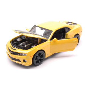 CHEVROLET CAMARO SS RS 2010 YELLOW 1:24 Maisto Auto Stradali Modellino
