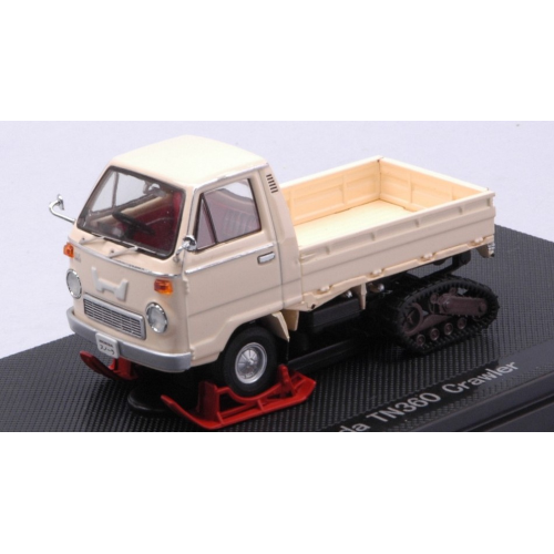HONDA TN360 CRAWLER IVORY 1:43 Ebbro Auto Stradali Modellino