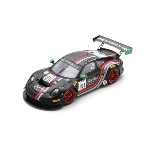 PORSCHE 911 GT3 N.911 3rd CALIFORNIA 8H 2019 JAMINET-MULLER-DUMAS 1:43 Spark Model Auto Competizione Modellino