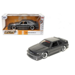 FORD MUSTANG GT 1989 BLACK-GREY 1:24 Jada Toys Tuning Die Cast Modellino