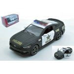 FORD MUSTANG GT POLICE 2015 BLACK/WHITE BOX cm 12 Kinsmart Modellismo Giocattolo Die Cast Modellino