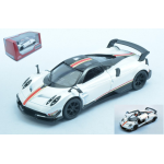 PAGANI HUAYRA BC WITH PRINTING & WING WHITE cm 12 BOX Kinsmart Modellismo Giocattolo Die Cast Modellino