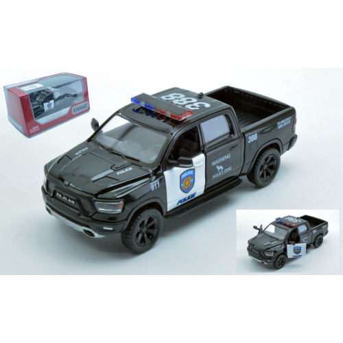 DODGE RAM 1500 2019 POLICE cm 11 1:32 BOX Kinsmart Modellismo Giocattolo Modellino